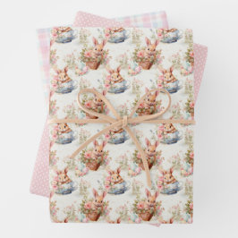 Paas Konijn Inpakpapier Collectie Vel