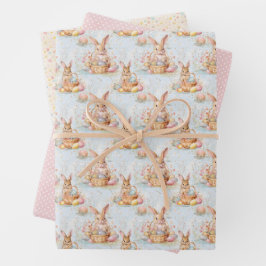 Paas Konijn Inpakpapier Collectie Vel