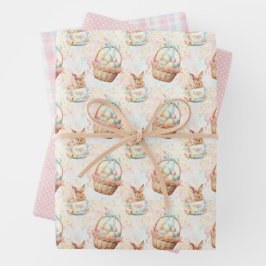 Paas Konijn Inpakpapier Collectie Vel