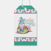 Paas Konijn Kabouters Cadeaulabel (Voorkant)