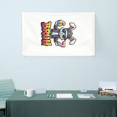 Paas Konijn Meme Bruh Grappig 6 7 Pasen Eieren Des Spandoek (Beurs)