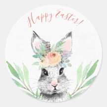 Paas Konijn met Bloemen