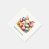 Paas Konijn Papieren Servetten (Hoek)