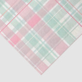 Paas Konijn Plaid Serie Ontwerp #14 Tissuepapier (Detail)