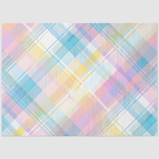Paas Konijn Plaid Serie Ontwerp #19 Tissuepapier (Voorkant)