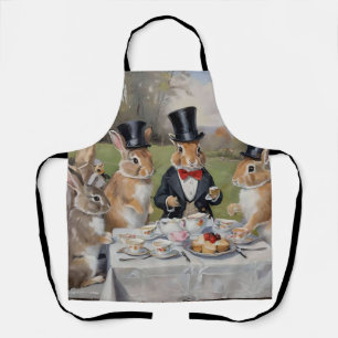 Paas Konijn Thee Feestje Schort