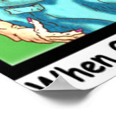 Paas Konijn Uitbesteding Grappige Poster (Hoek)