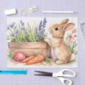 Paas Konijn Watercolor Tissuepapier Ontwerp (Craft)