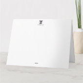 Paas Konijn Wenskaart Kaart (Achterkant)