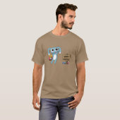 Paas Konijn wenst Prettig Pasen T-shirt (Voorkant volledig)