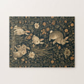 Paas Konijn William Morris Kunst & Ambacht Stijl C Legpuzzel (Horizontaal)