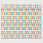 Paas Konijnen Kleur Pop Cadeaupapier (Vlak)