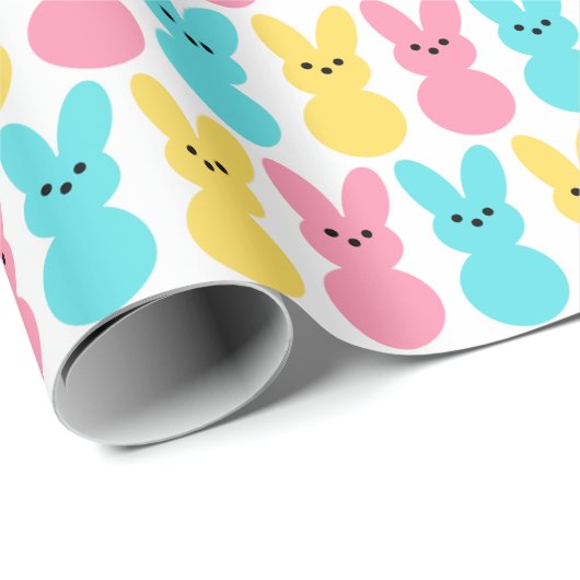 Paas Konijnen Kleur Pop Cadeaupapier (Rol Hoek)