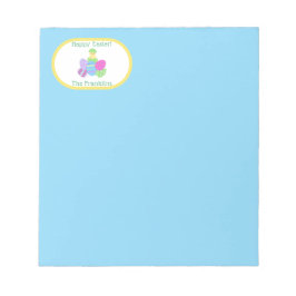 PAAS Kuiken Eieren en Felblauw Papier Notitieblok