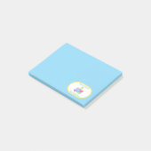 PAAS Kuiken Eieren en Felblauw Papier Post-it® Notes (Schuin)