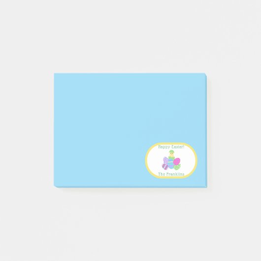 PAAS Kuiken Eieren en Helderblauw Papier Post-it® Notes (Voorkant)