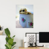 Paas Kuiken in Beker Poster (Thuiskantoor)