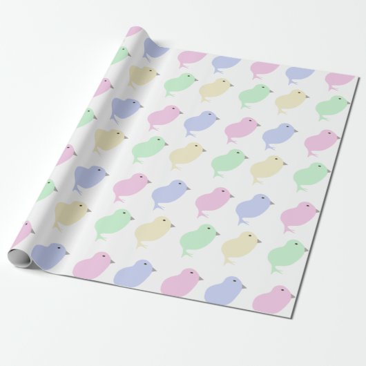 Paas kuiken inpakpapier (Uitgerold)