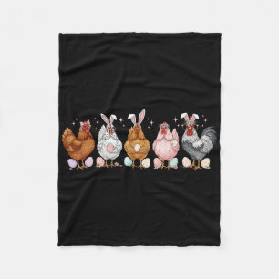 Paas Kuiken Konijnen Oren Haan Pluimvee Boer Fleece Deken