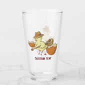Paas Kuiken met Bouzouki Glas (Voorkant)