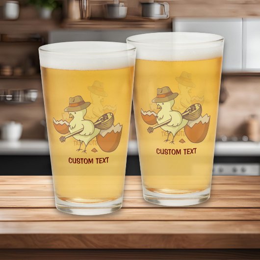 Paas Kuiken met Bouzouki Glas