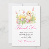 Paas Kuiken Pasen Brunch Bedankkaart (Voorkant)