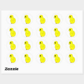 Paas Kuiken Ronde Sticker (Vel)