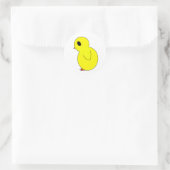 Paas Kuiken Ronde Sticker (Tas)