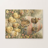 Paas Kuikens Pasen Legpuzzel (Horizontaal)