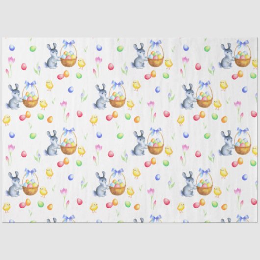 Paas Kuikens Serie Design 7 Tissuepapier (Voorkant)