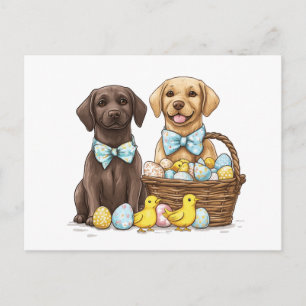 Paas Labrador Retriever Honden Feestdagenkaart