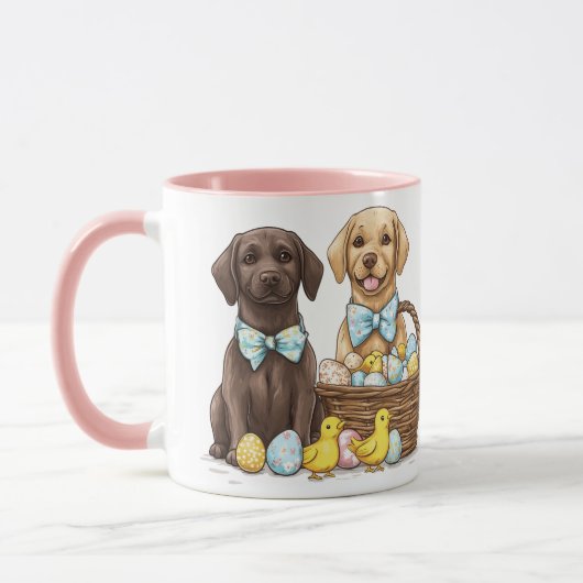 Paas Labrador Retriever Honden Mok (Links)