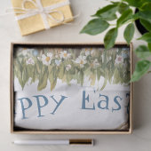 Paas lente konijn tissuepapier (Geschenk)