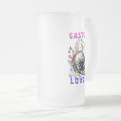 Paas Liefhebber Matglas Bierpul (Voorkant rechts)