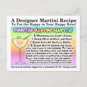 Paas Marshmallow Martini Recept Briefkaart