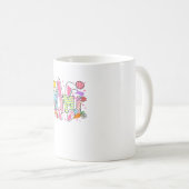 Paas Mimi Konijn Oren Coquette Strik Paashaas Koffiemok (Voorkant rechts)