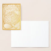 Paas-motief zwart-wit cartoon met paaseieren 97330 folie kaarten (Display)