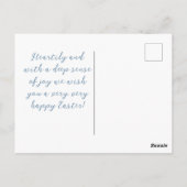 Paas Paashaas Konijn Briefkaart (Achterkant)