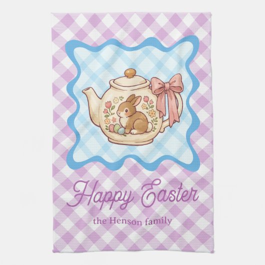 Paas Paashaas Theekan Gingham Theedoek (Verticaal)