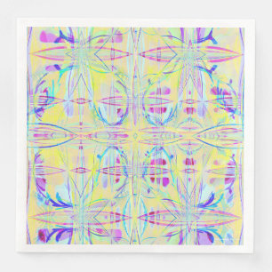 Paas Pastel Abstract Feest Papieren Servetten