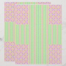 Paas Pastel Kruis 2-zijdig scrapbookpapier