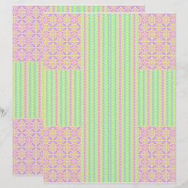Paas Pastel Kruis 2-zijdig scrapbookpapier