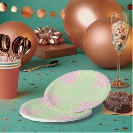 Paas pastel kruis feest papieren borden bordje