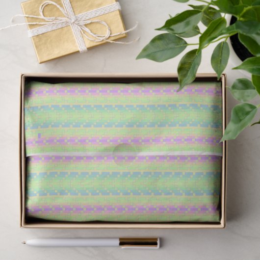 Paas pastel kruis tissuepapier (Geschenk)