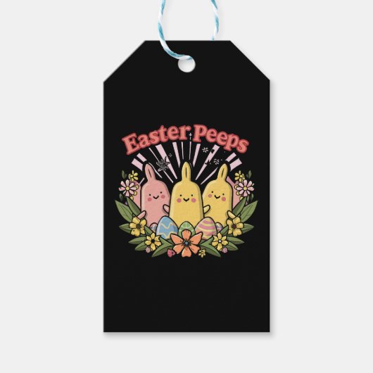 Paas Peeps Cadeaulabel (Voorkant)