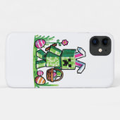 Paas Pixel Gaming Konijn Eieren Jagen Case-Mate iPhone Case (Achterkant (horizontaal))