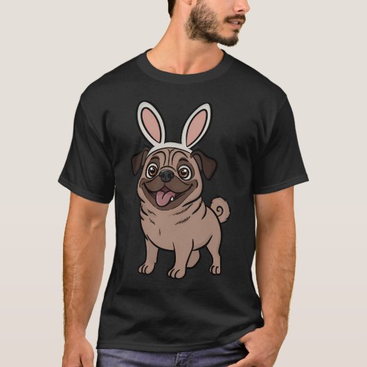 Paas Pug T-shirt (Voorkant)