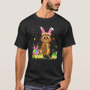 Paas Quokka Konijn Ei Jagen Quokka Paaszondag T-shirt