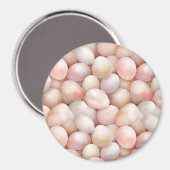Paas Roze Perzik Eieren   Magneet (Voorkant / Achterkant)