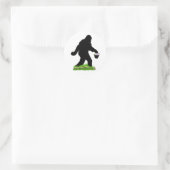 Paas Sasquatch Ronde Sticker (Tas)